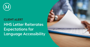 HHS Letter Reiterates Expectations for Language Accessibility