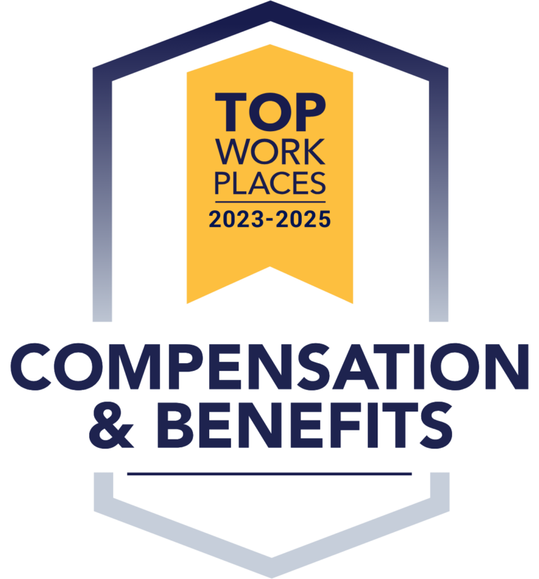Compensation & Benefits Top Workplaces 2023-2025 badge