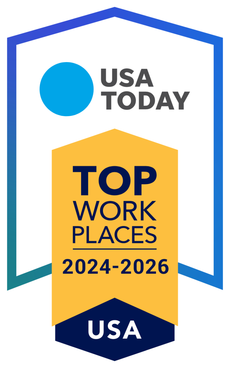 USA TODAY Top Workplaces 2024-2026 badge