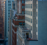 Urban view of New York buildings at sunset (source: Getty Images)